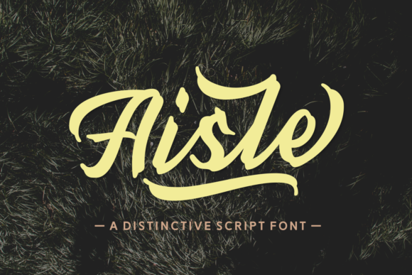 Aisle: A Vintage Font for Editorial Design