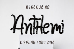 Anthemi: A Bold Handwritten Font for Creative Projects