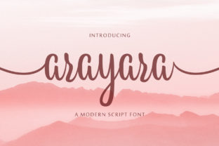 Arayara: A Romantic Script Font