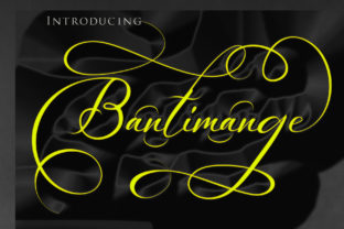 Bantimange: A Bold Script for Branding