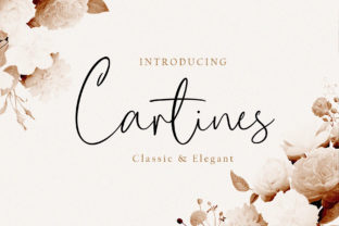 Cartines: A Handwritten Font for Elegant Design