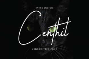 Centhil: A Script Font for Elegant Design