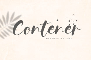 Contener: A Bold Handwritten Font