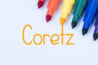 Coretz: A Playful Font for Polished Branding