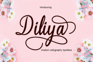 Diliya: A Modern Script Font for Creative Campaigns