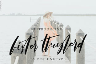 Fister Theylard: A Bold Script Font