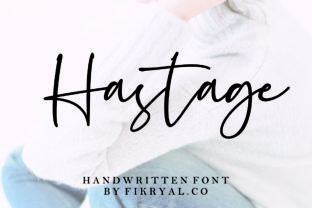 Hastage: A Handwritten Font for Editorial Design