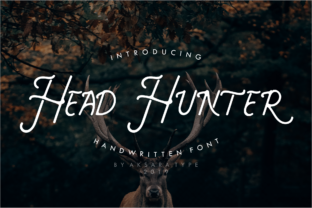 Head Hunter: A Vintage Script for Bold Branding