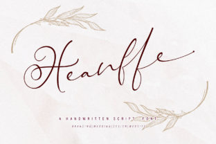 Heanffe: A Soft Handwritten Font for Crafters