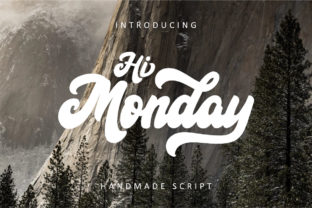 Hi Monday: A Bold Handwritten Font for Digital Marketing