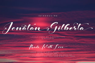 Jonatan Gilberta Font for Creative Projects