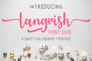 Langrish Duo Font for Creative Projects