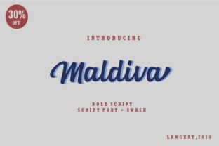 Maldiva: A Handwritten Font for Elegant Design