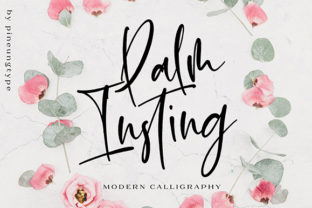 Palm Insting: A Handwritten Font for Creative Makers