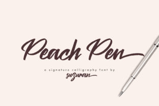 Peach Pen Font: Elegant Script for Digital Marketing