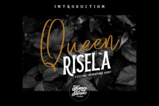 Queen Risela: A Bold Handwritten Font