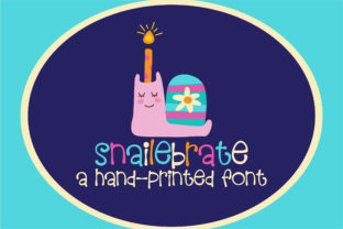 Snailebrate: A Joyful Script Font