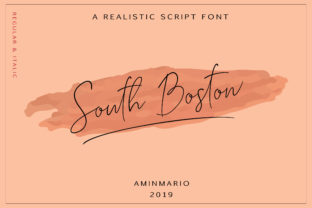 South Boston: A Handwritten Font for Elegant Design