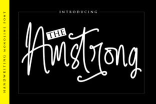 The Amstrong Font: Bold, Playful, Professional