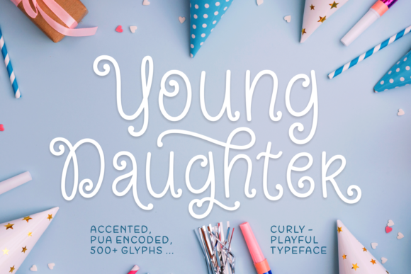 Young Daughter Font for Web Design